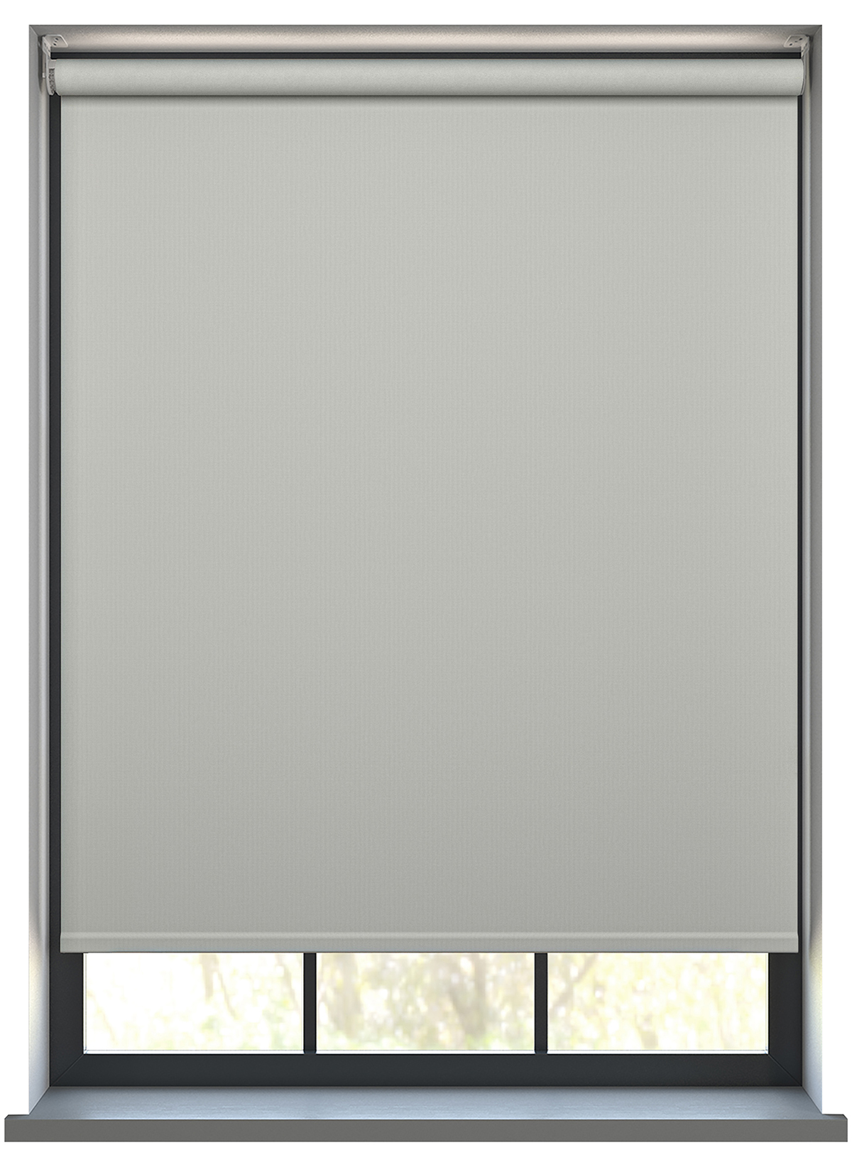 Elektrisch Rolgordijn - Como Asgrijs afbeelding