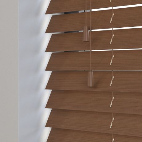 Sunwood PVC met koord - donker eiken gemaakt van PVC in de kleur Donker hout