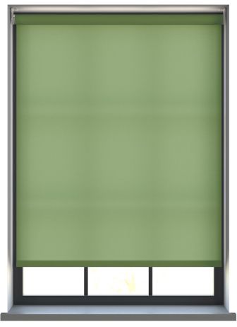 Rolgordijn - Splash groen polyester 
