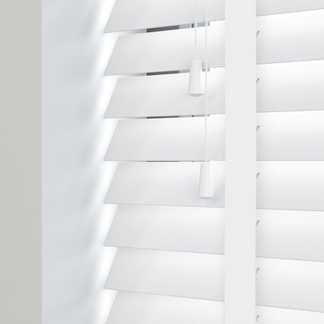 Sunwood PVC jaloezie met ladderband - wit gemaakt van PVC in de kleur Wit