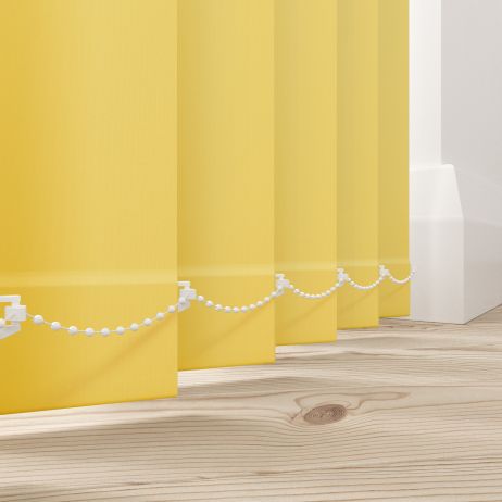 Verticale lamellen - Bella Licht geel gemaakt van Polyester in de kleur Geel
