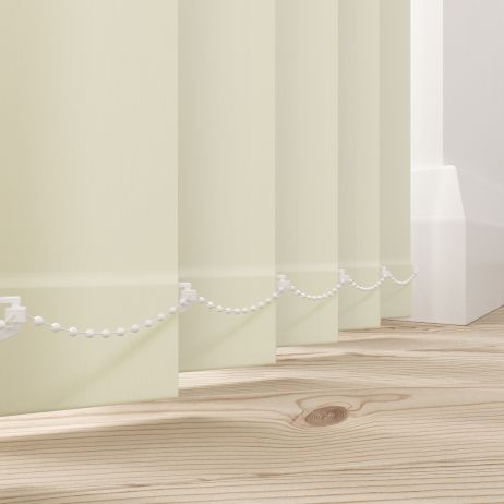 Verticale lamellen - Bella Roomboter gemaakt van Polyester in de kleur Neutraal / Beige