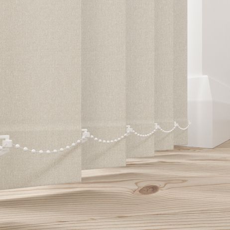 Verticale lamellen - Hanson zand gemaakt van Polyester in de kleur Grijs/Zilver