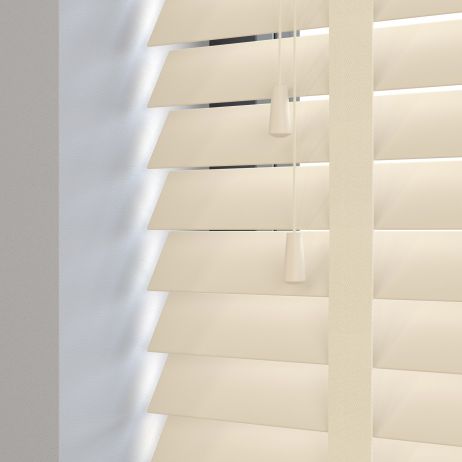 Sunwood PVC jaloezie met ladderband - Beige gemaakt van PVC in de kleur Neutraal / Beige