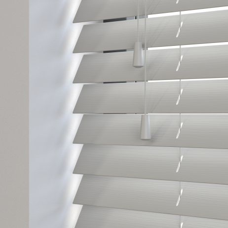 Sunwood PVC met koord - Lichtgrijs nerf gemaakt van PVC in de kleur Grijs/Zilver