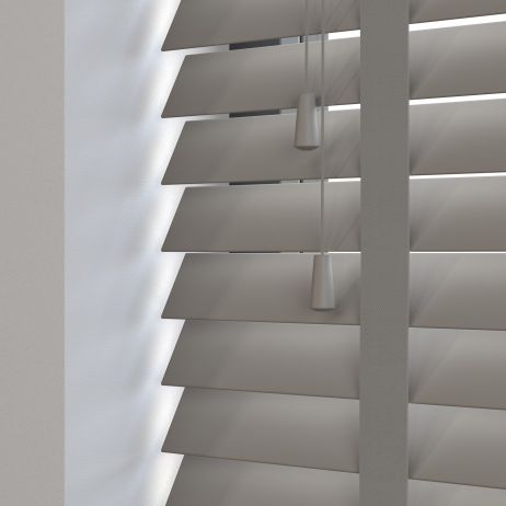 Sunwood PVC jaloezie met ladderband - donkergrijs gemaakt van PVC in de kleur Grijs/Zilver