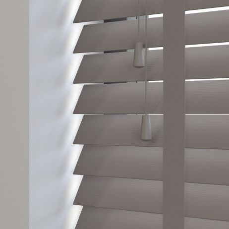 Sunwood PVC jaloezie met ladderband - donkergrijs nerf gemaakt van PVC in de kleur Grijs/Zilver