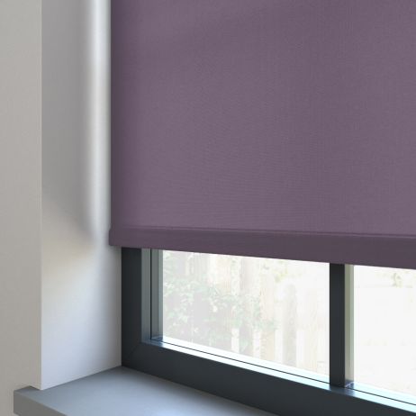 Elektrisch Rolgordijn - Splash paars gemaakt van Polyester in de kleur Paars