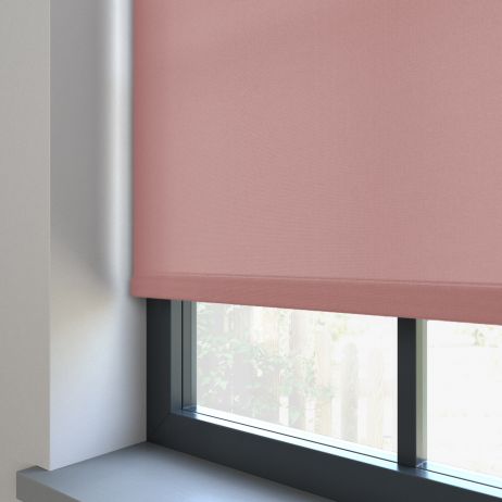 Elektrisch Rolgordijn - Splash oud roze gemaakt van Polyester in de kleur Roze