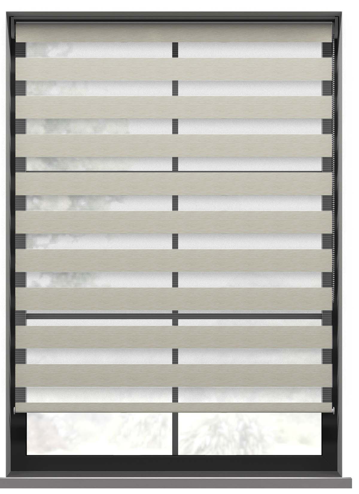 Duo Rolgordijn - Rift beige afbeelding