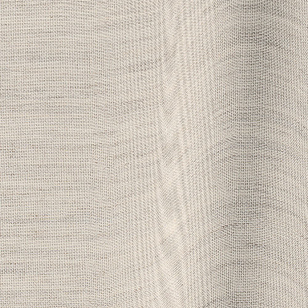Strijklicht gordijn - beige met driedubbele plooi